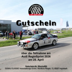 Audi RegioSprint Gutschein